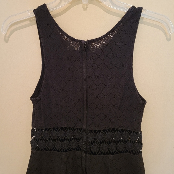 Free people black daisy chain mini dress - Picture 6 of 6